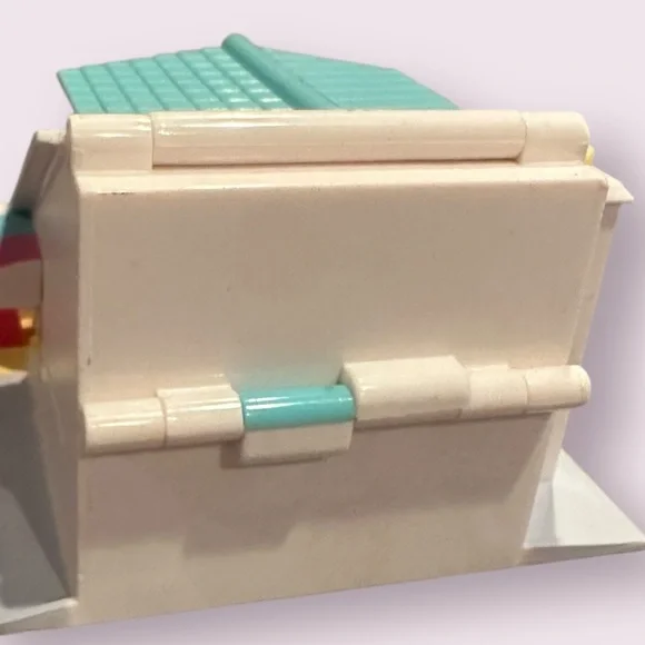 Vintage Blue Bird Polly Pocket Set Of Two Pizzeria And Pony Ride No Characters - Picture 8 of 12